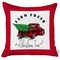 Edge Collections - 18" X 18" - Red - Festive Truck Decorative Throw Pillow covers!